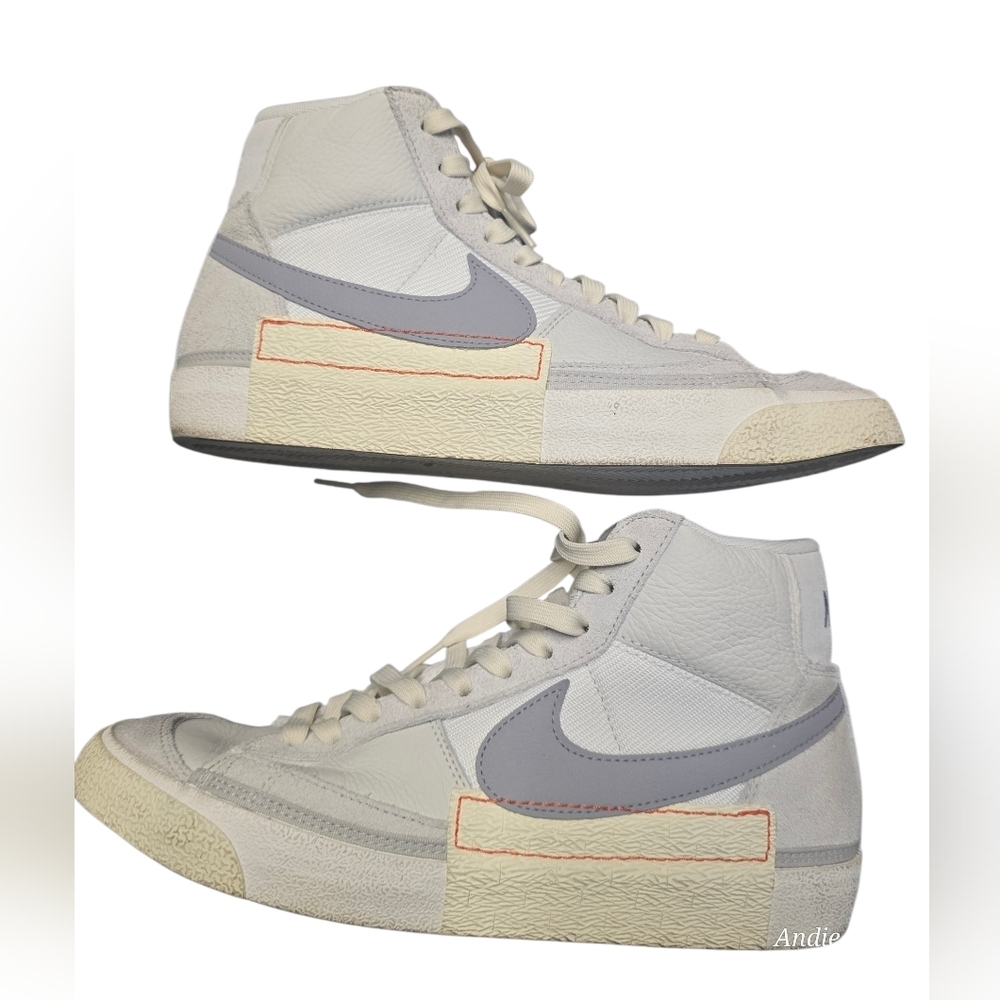 Nike Blazer Mid Pro Club Sneaker White/Cement Grey/Platinum Mens sz. 8.5 sz. 8.5